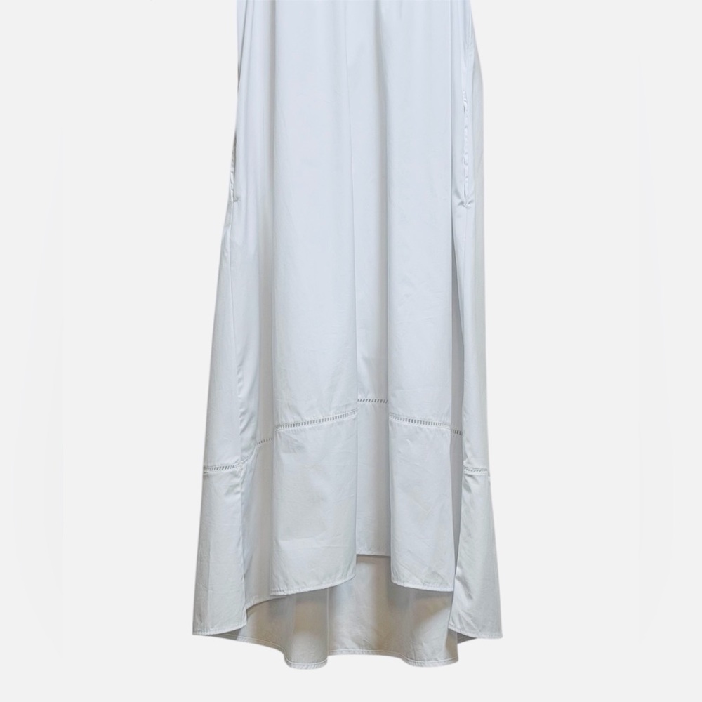 Madewell Poplin Splitneck Midi Shirtdress Size S - Picture 10 of 13